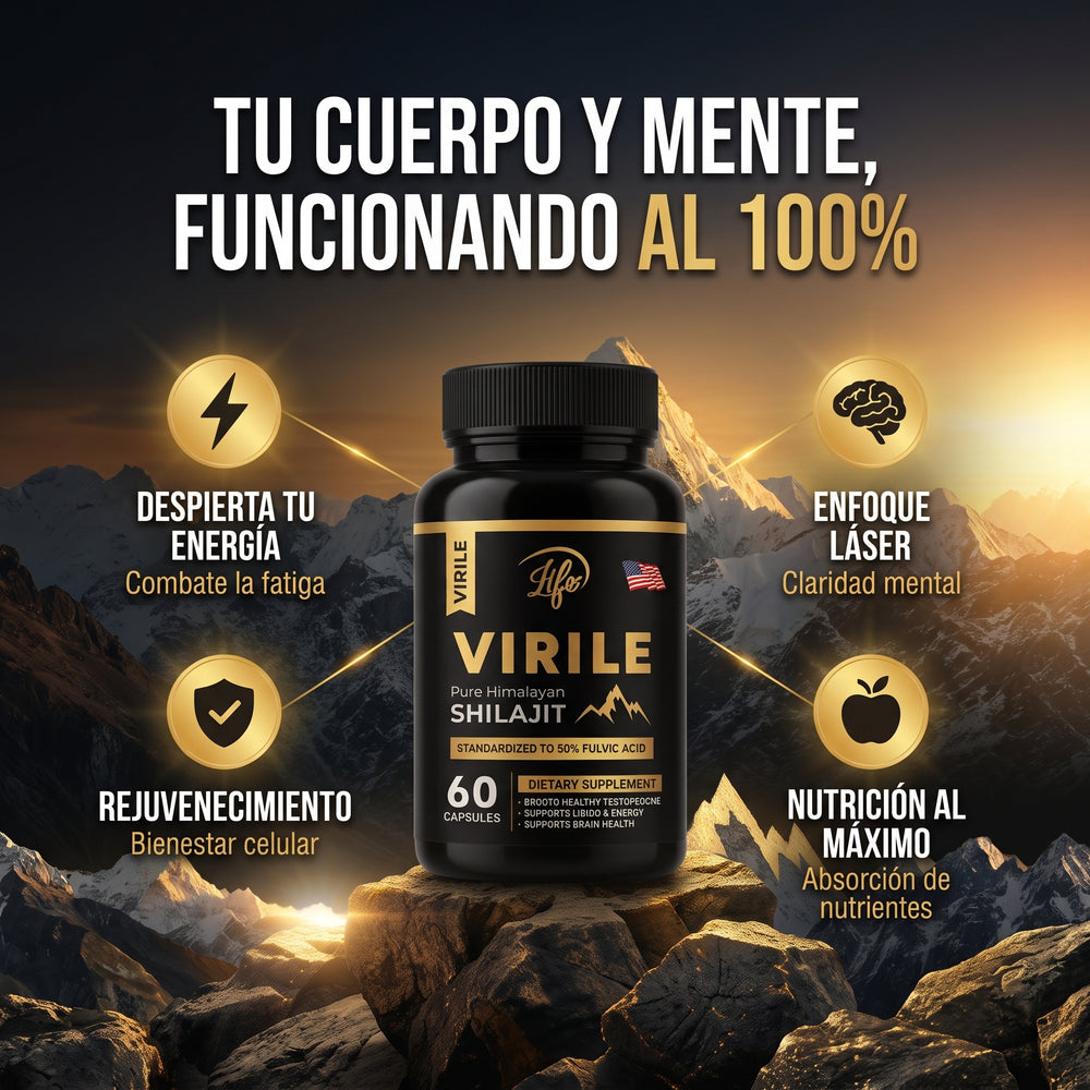 Shilajit en cápsulas, sin preparar resina