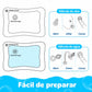 Alfombra sensorial de agua para bebés